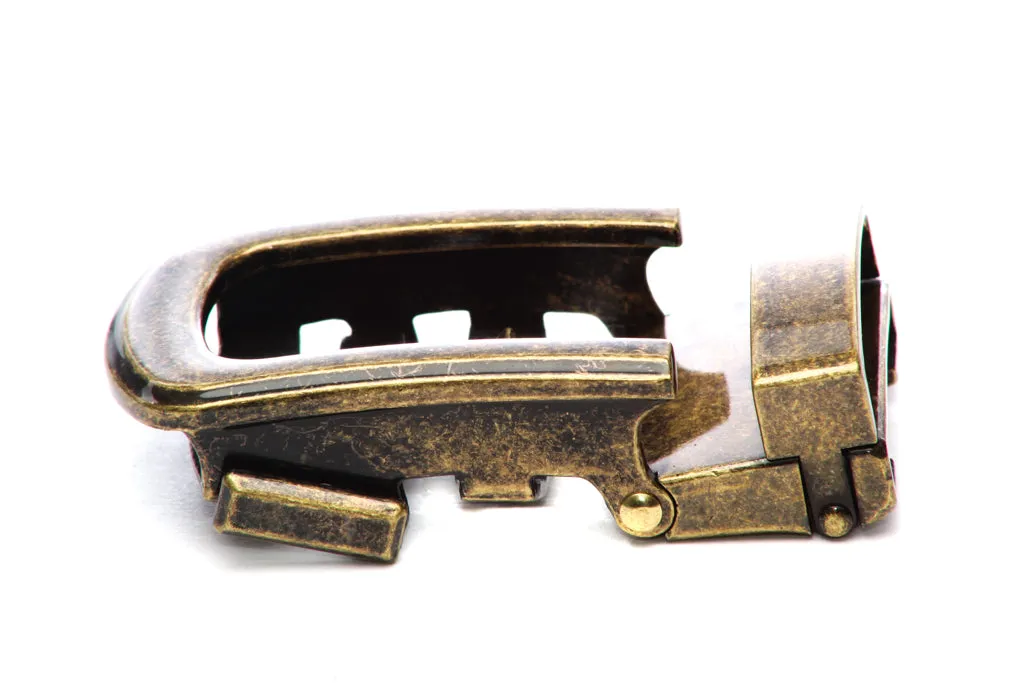 1.25" Traditional with a Curve in Antiqued Gold