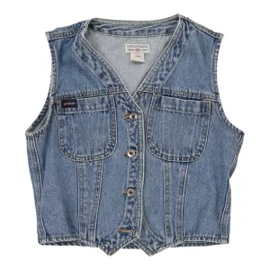 Age 14 Union Bay Denim Gilet - Medium Blue Cotton