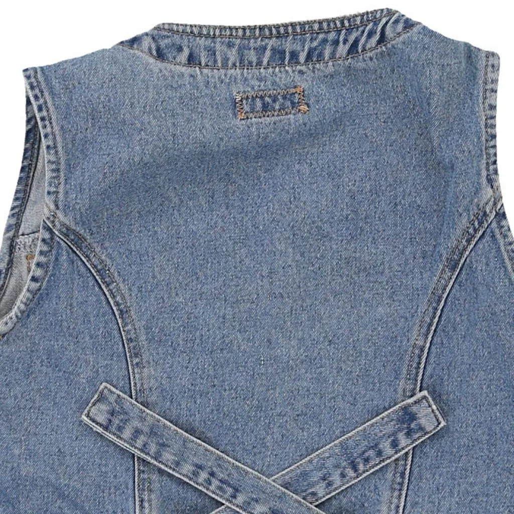 Age 14 Union Bay Denim Gilet - Medium Blue Cotton