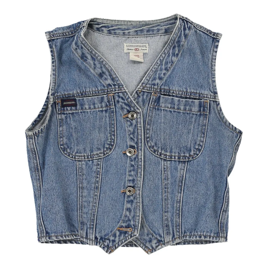 Age 14 Union Bay Denim Gilet - Medium Blue Cotton