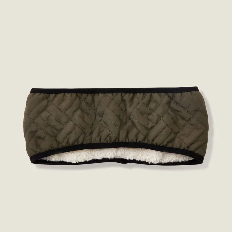 Ariat Ladies Reversible Quilted Headband Olive Green