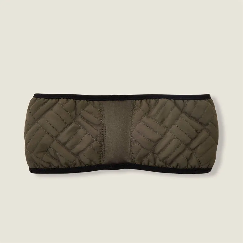 Ariat Ladies Reversible Quilted Headband Olive Green