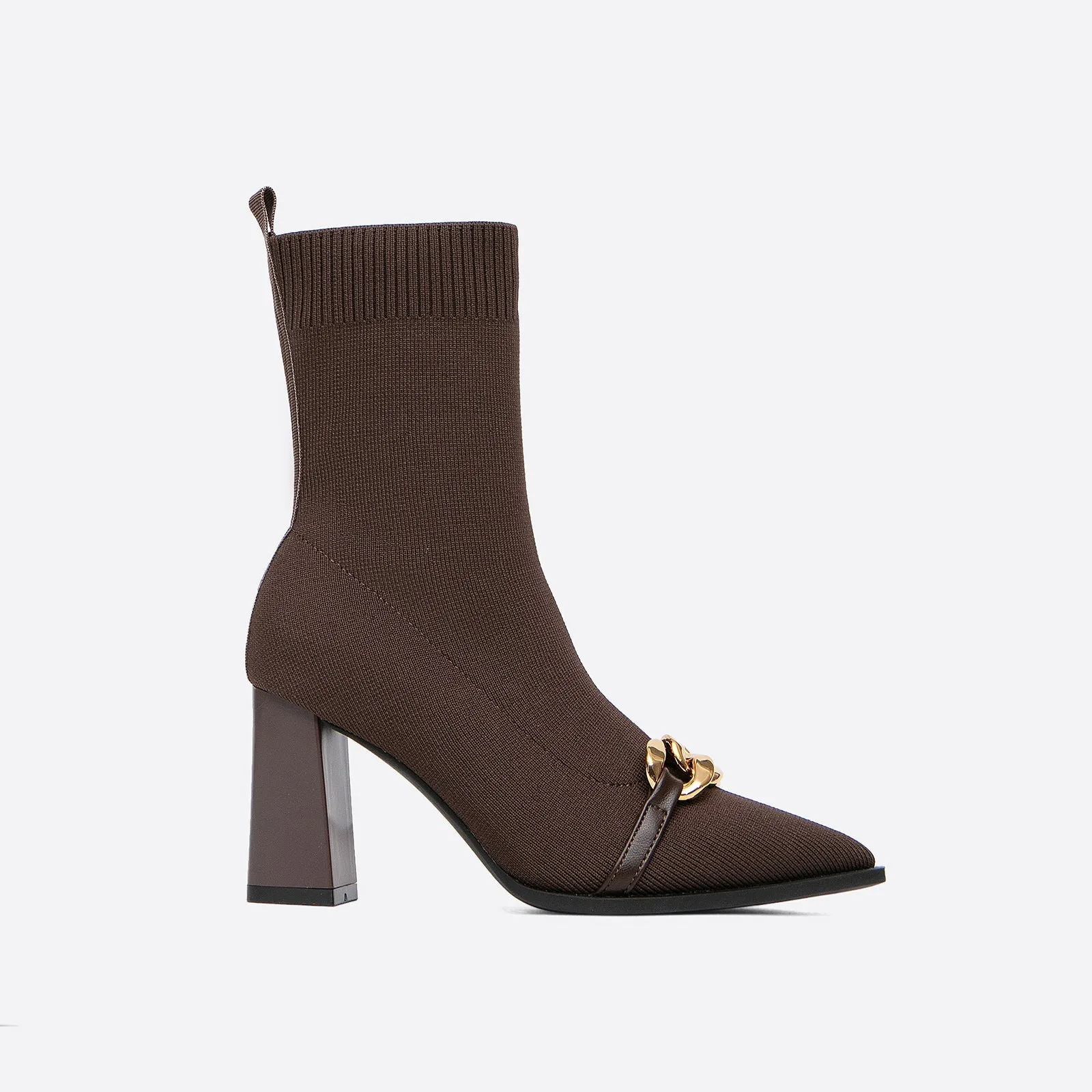 binfenxie-  Women Chain Vintage Classic Ankle Boots