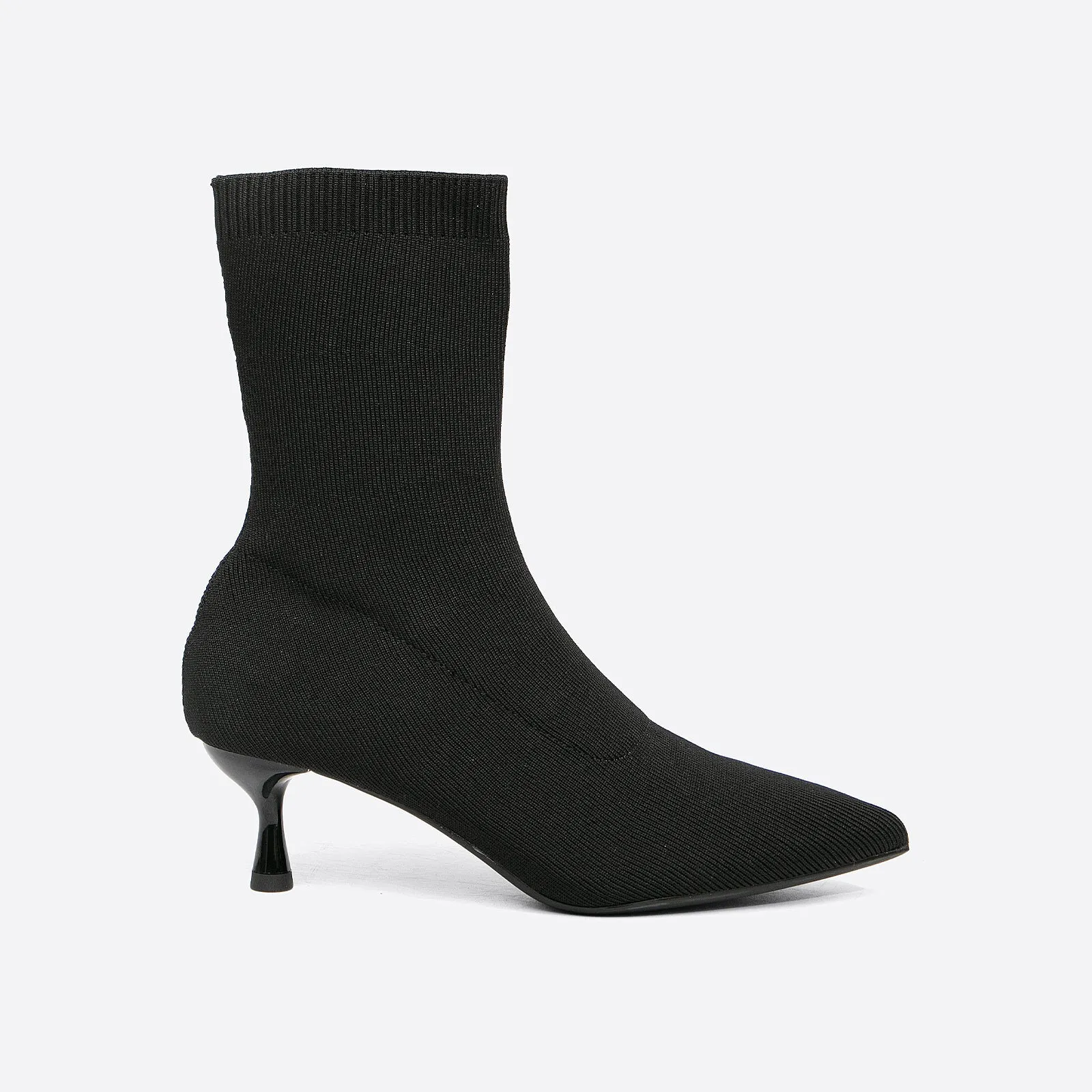 binfenxie- Women Pointed Toe Kitten Heeled Ankle Boots