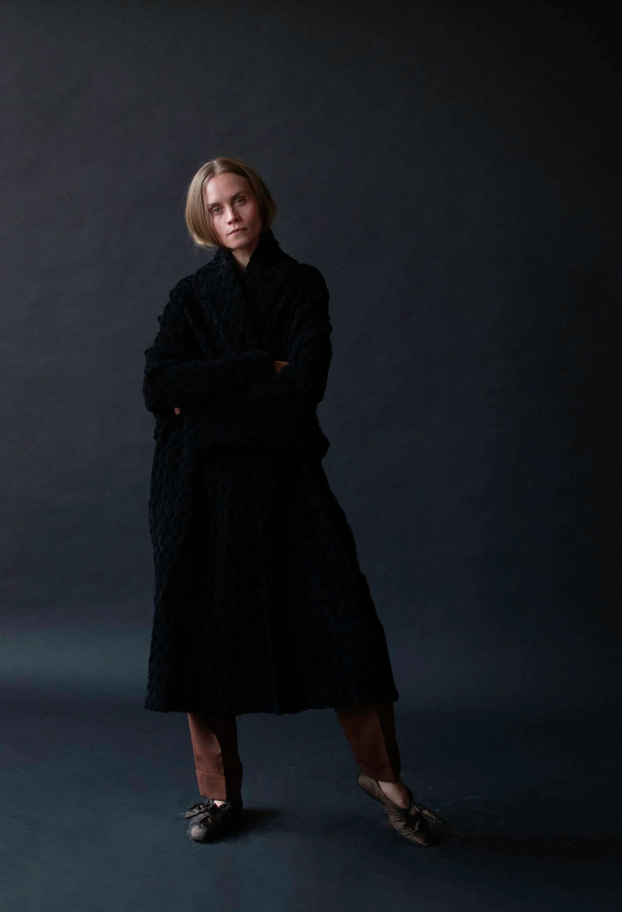 Black Velvet Coat | Callaghan by Romeo Gigli