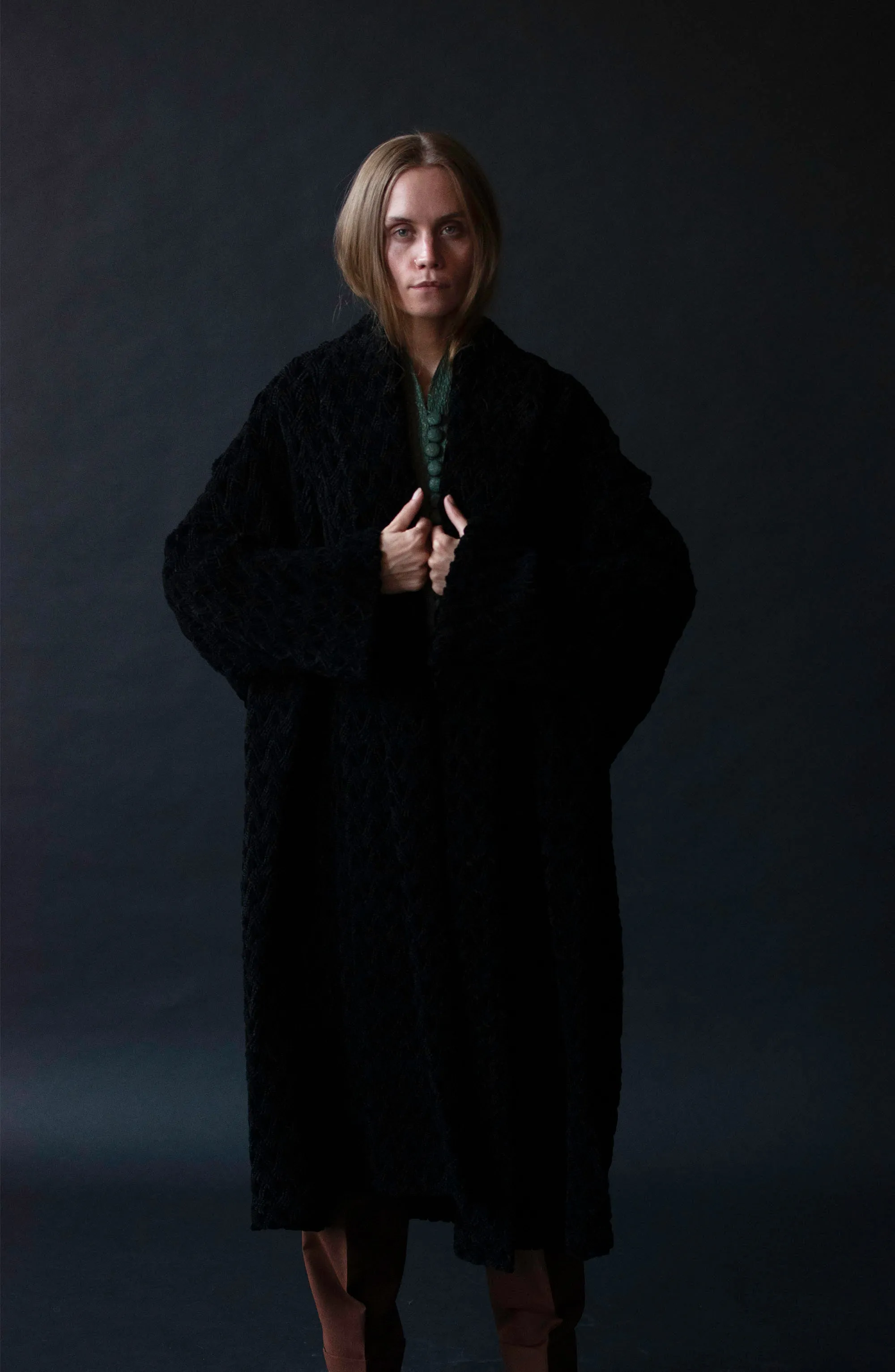 Black Velvet Coat | Callaghan by Romeo Gigli
