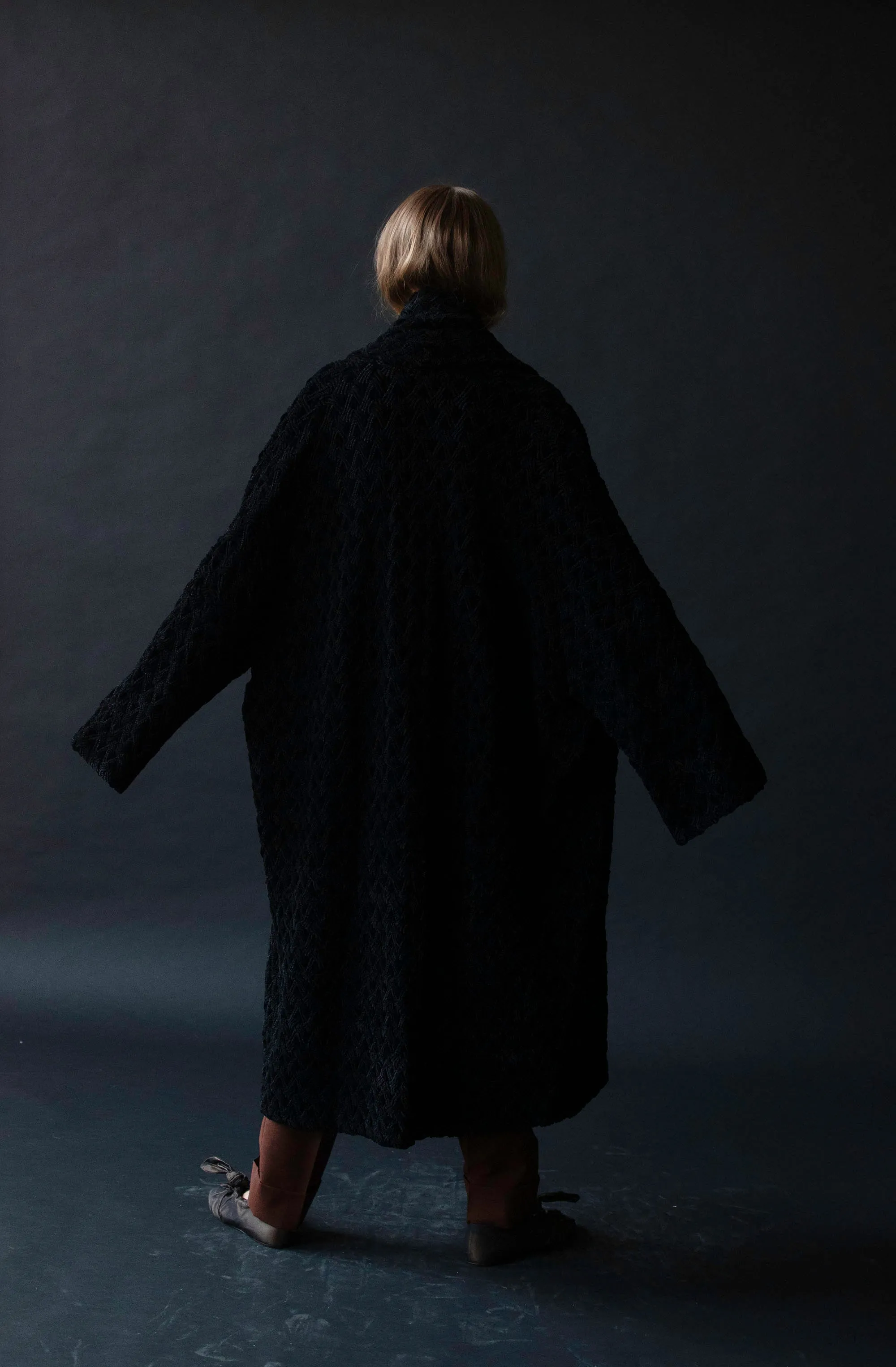 Black Velvet Coat | Callaghan by Romeo Gigli