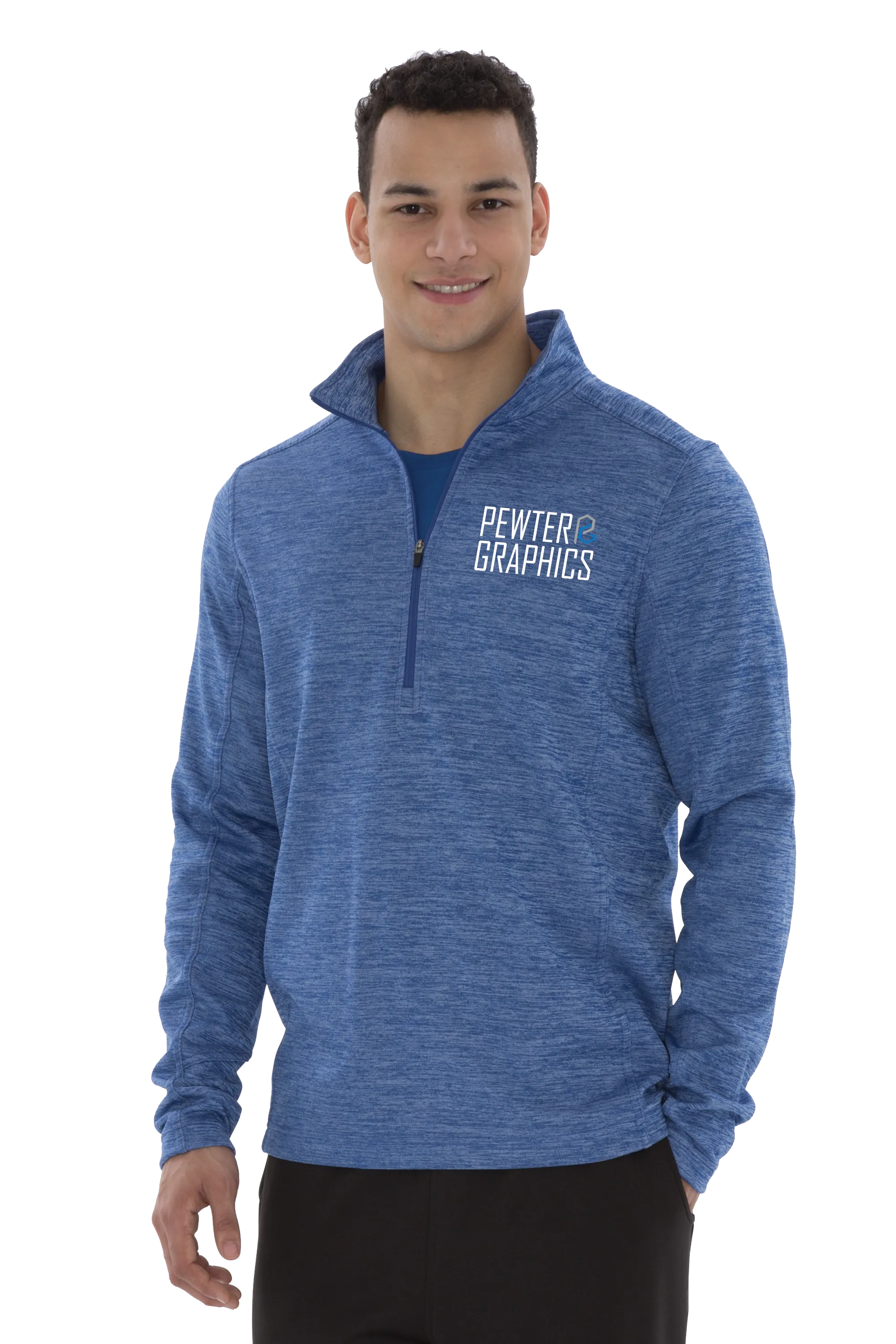 Dynamic 1/2 Zip Heather Fleece - Men