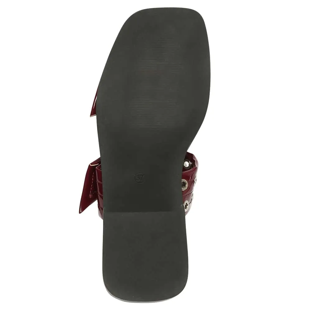 Fonda Slide in Cherry Patent