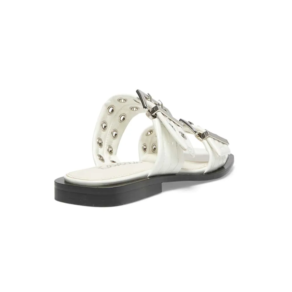 Fonda Slide in Ivory Patent