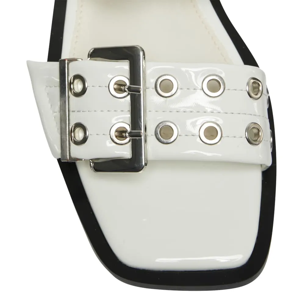 Fonda Slide in Ivory Patent
