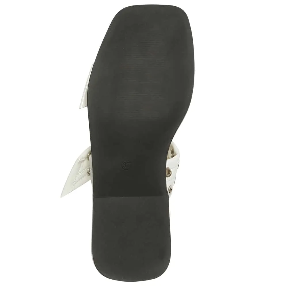 Fonda Slide in Ivory Patent