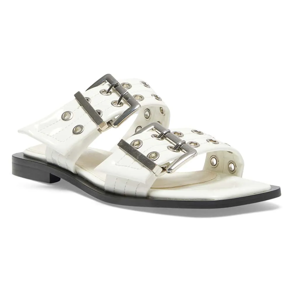 Fonda Slide in Ivory Patent