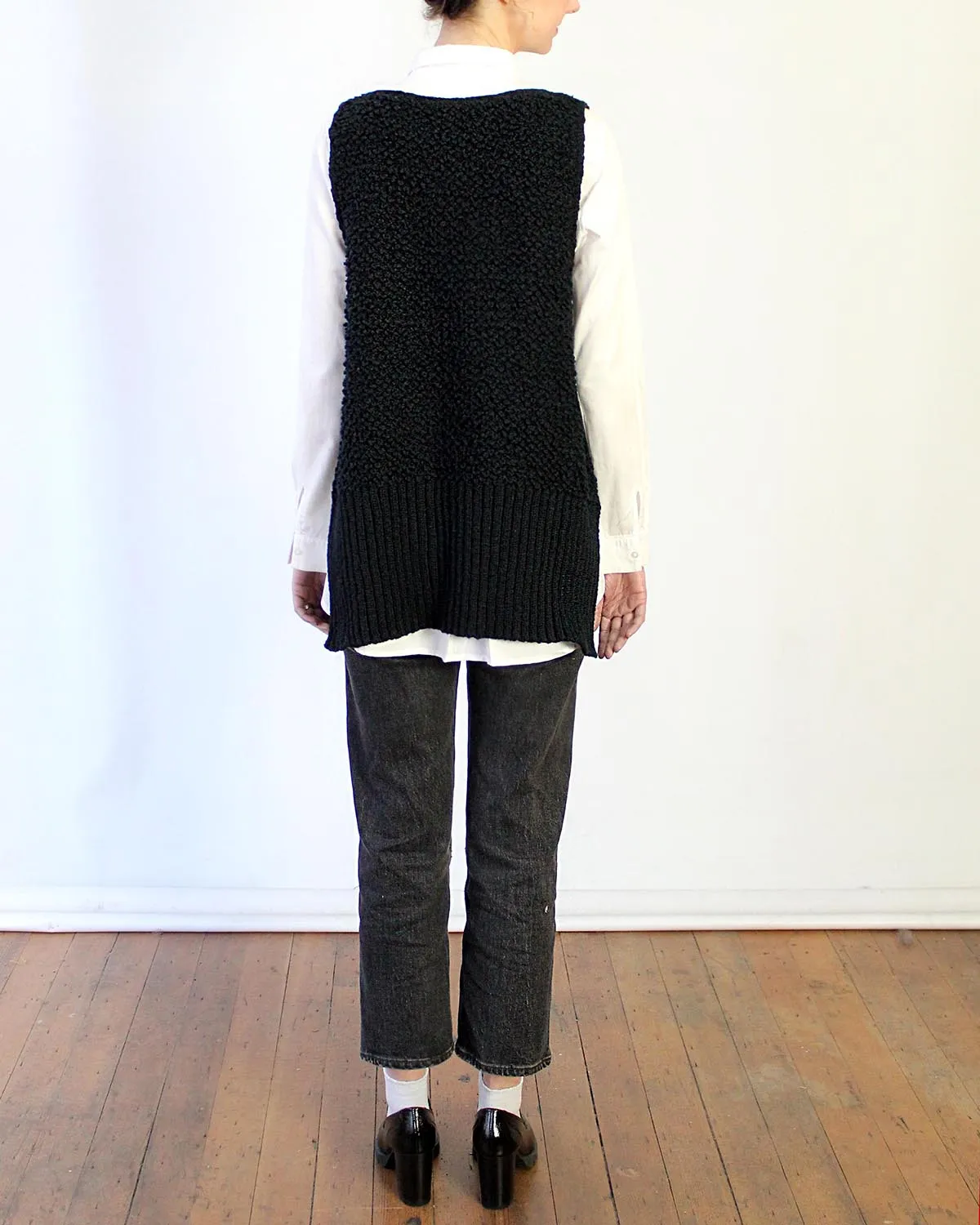 French Terry Sweater Vest