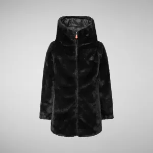 Girls' jacket Flora in black