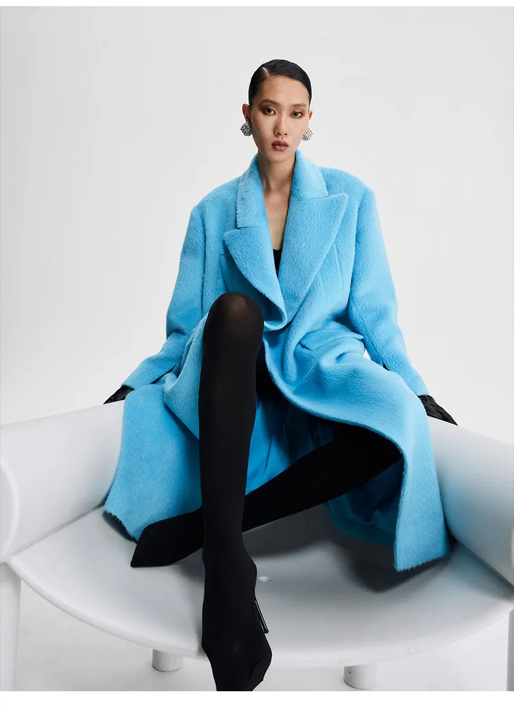 LEDI W luxury  DRAGON FRUIT PINK  WIDE COAT WINTER COAT - suli