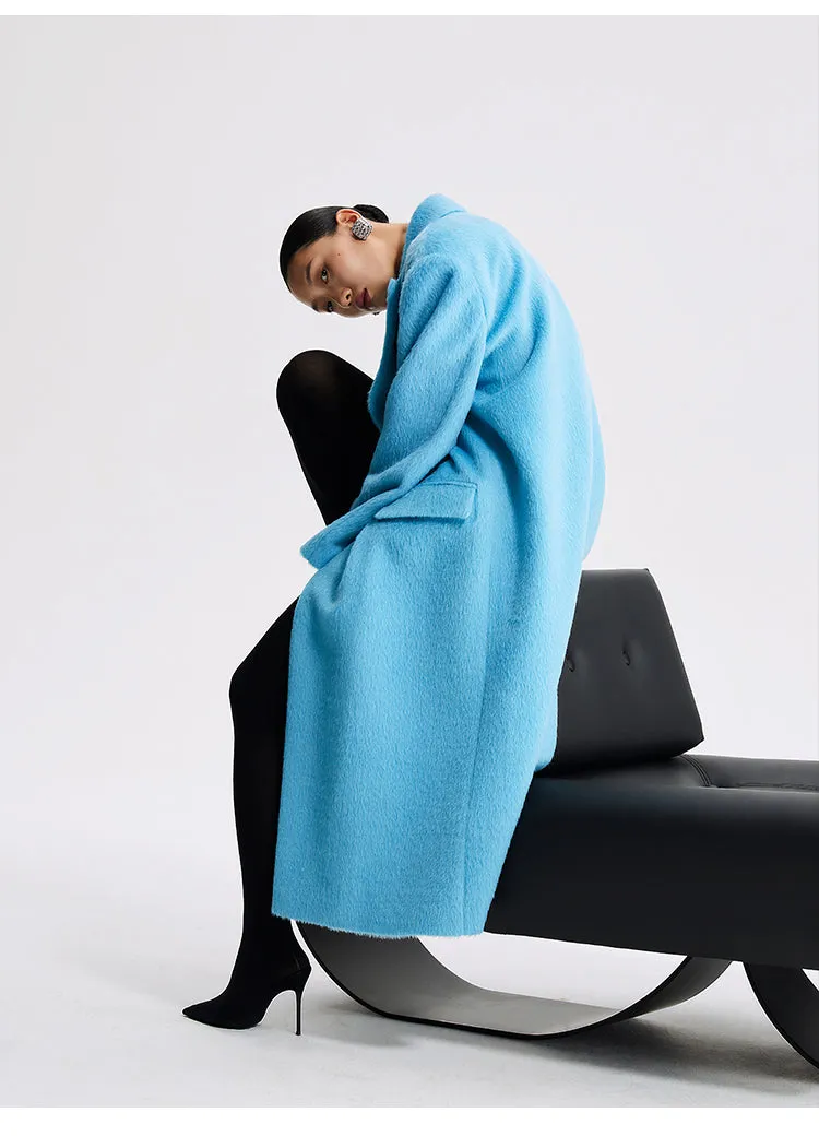 LEDI W luxury  DRAGON FRUIT PINK  WIDE COAT WINTER COAT - suli