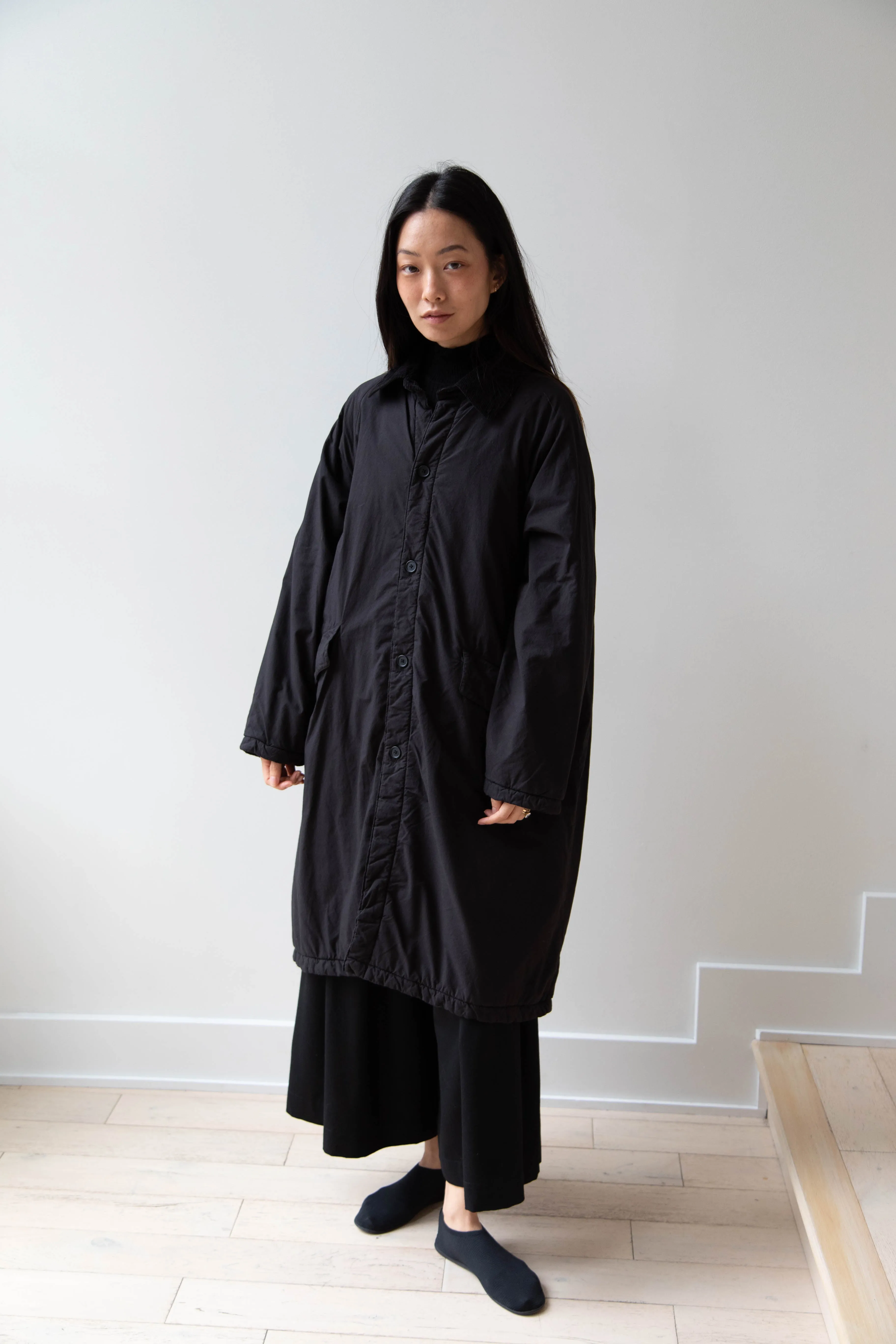 Maison de Soil | Regular Collar Coat in Black