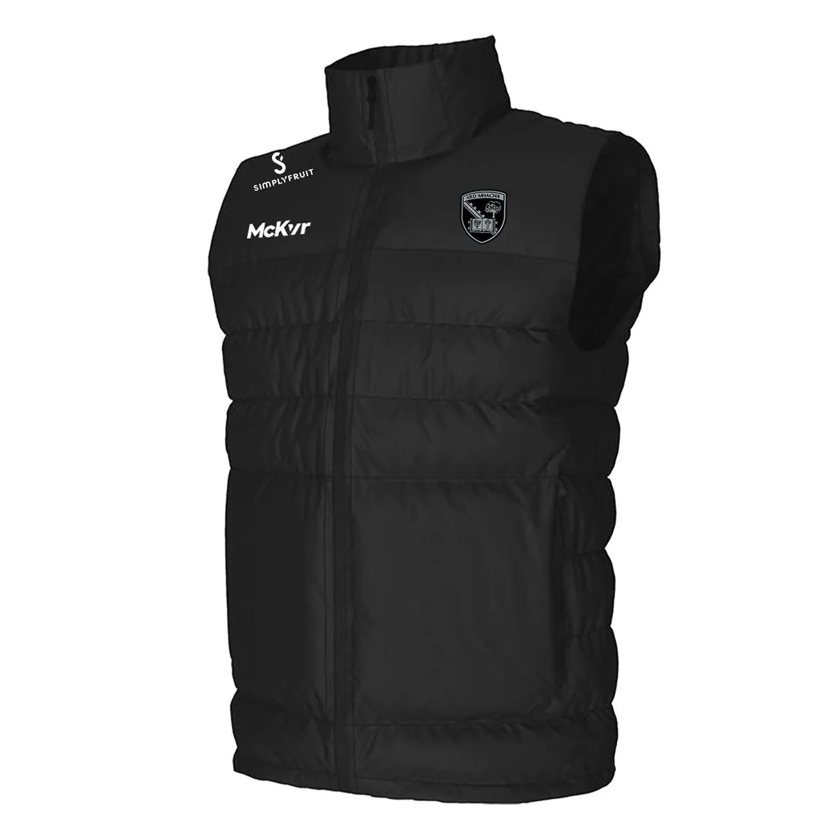 Mc Keever Armagh GAA Core 22 Padded Gilet - Youth - Black
