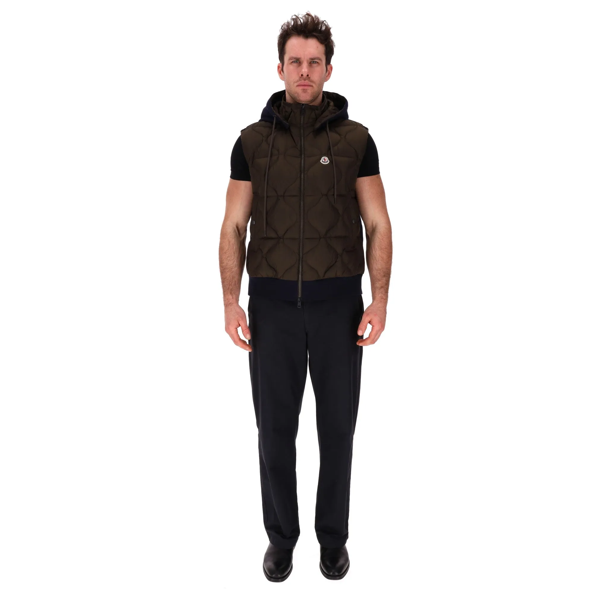 Moncler Padded Down Gilet. Size XL
