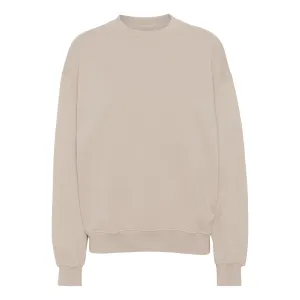 Organic Oversized Crew ivory white