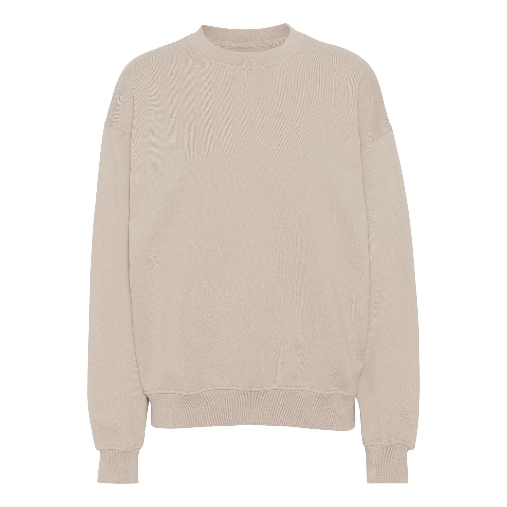 Organic Oversized Crew ivory white