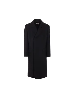 Padded Coat in Wool Blend Padded Coat in Wool Blend