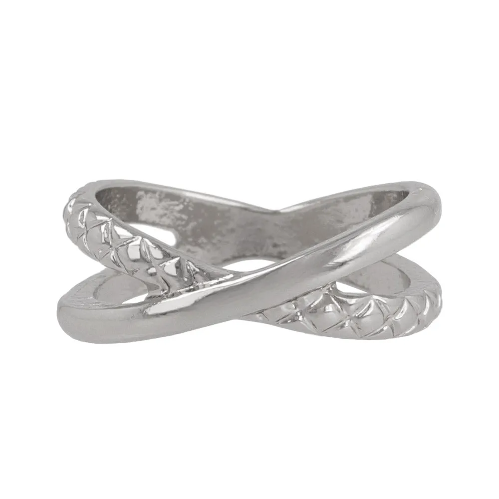 Quilted Cross Ring