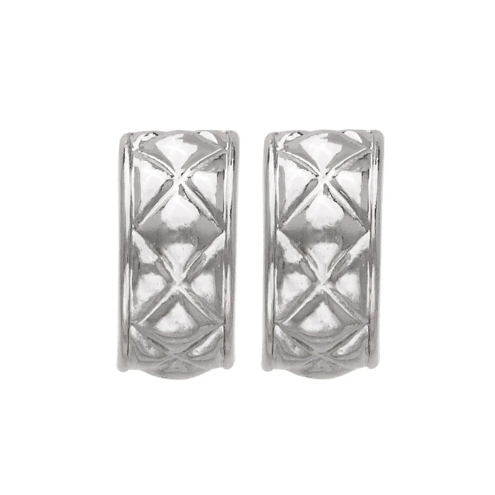 Quilted Curl Earrings