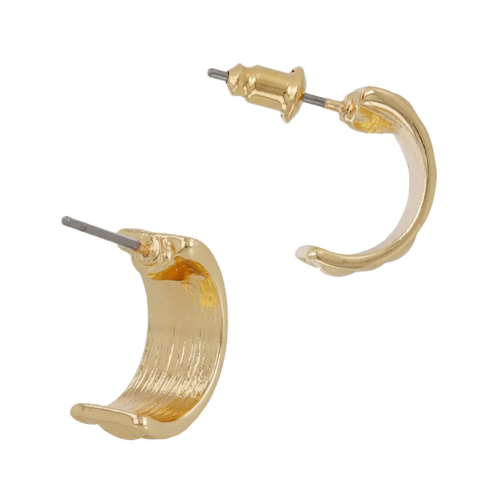 Quilted Curl Earrings