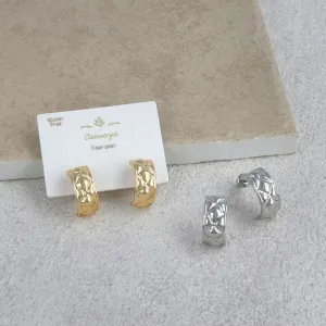 Quilted Curl Earrings