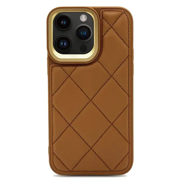 Quilted Leather Back Case