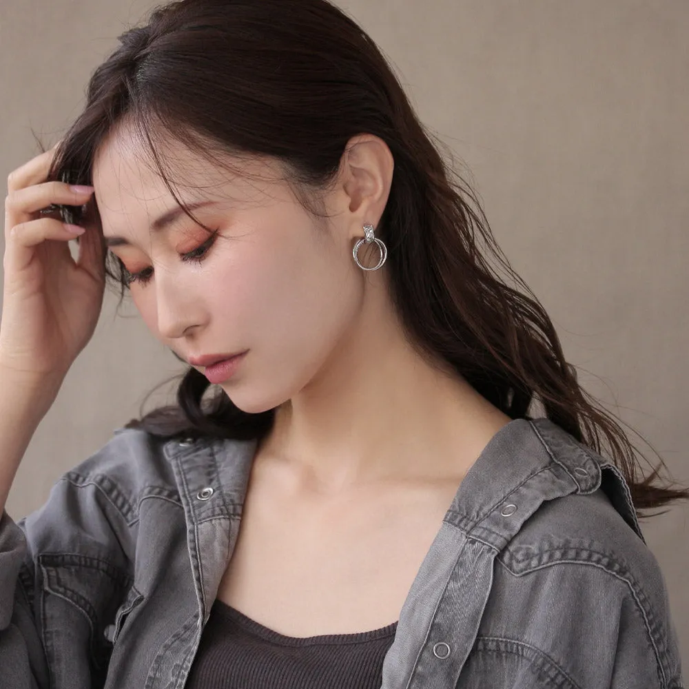 Quilted Multi Hoop Earrings