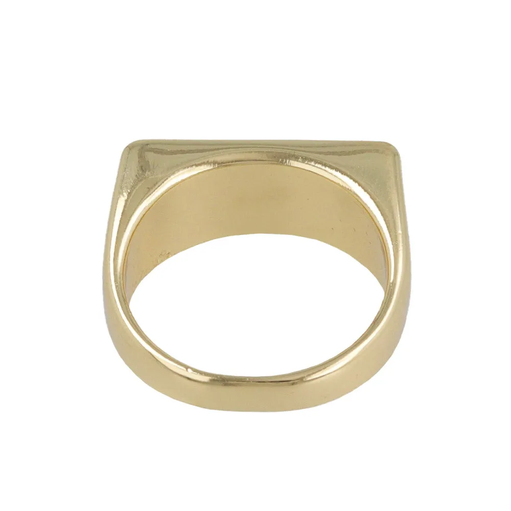 Quilted Signet Ring