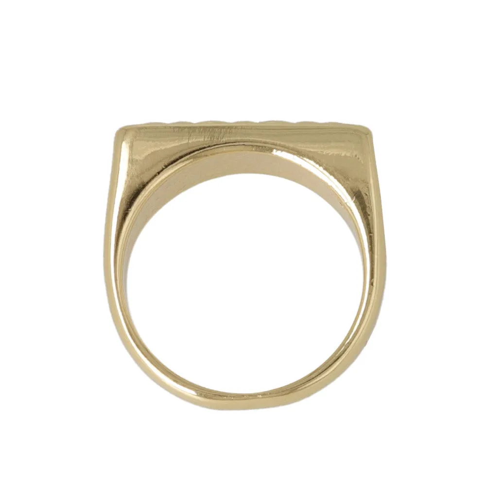 Quilted Signet Ring