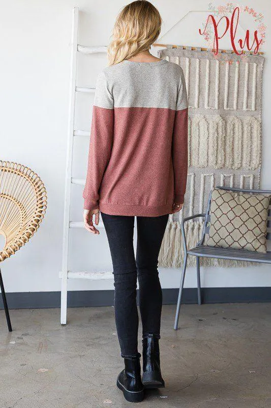 Sequins and Leopard Print Pullover Top