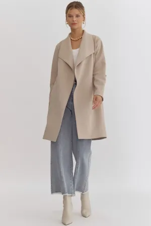 Solid Textured Coat
