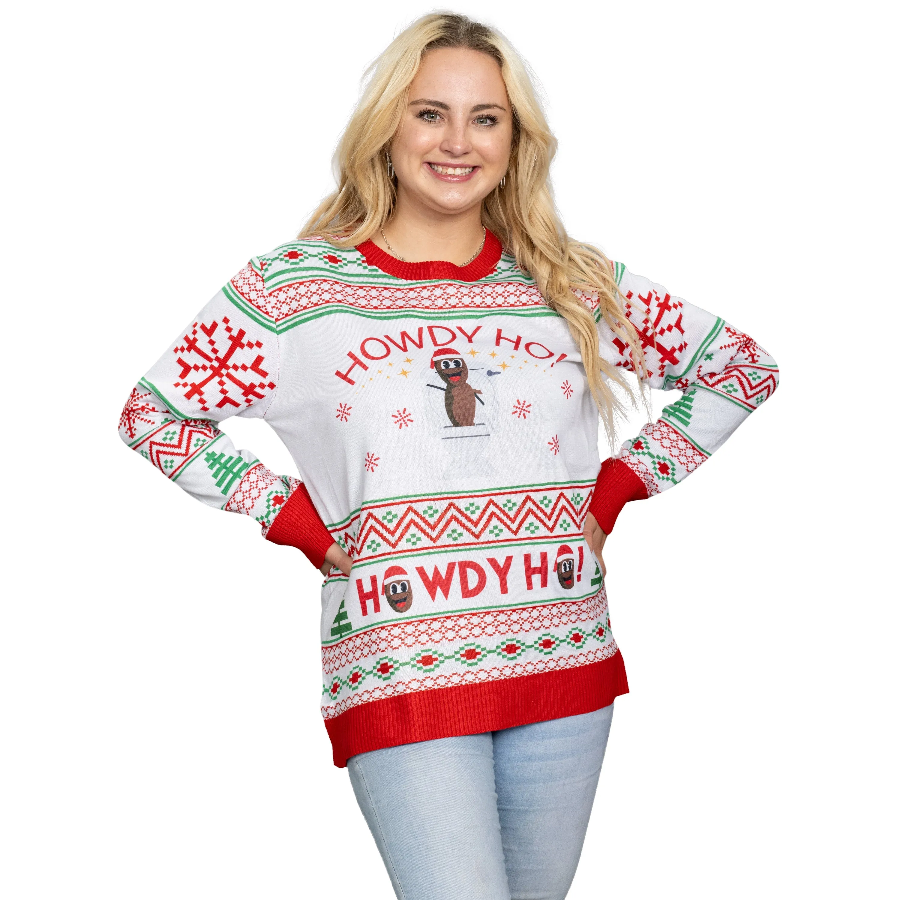 South Park JulesRoche Ugly Christmas Sweater Mr. Hanky Design