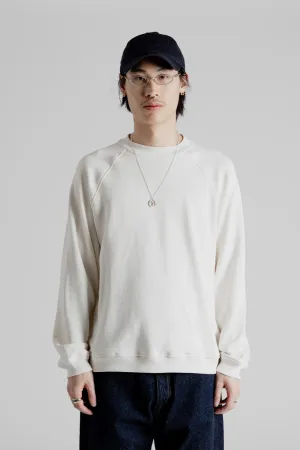 Suvin Sweat Crewneck Pullover - Ecru