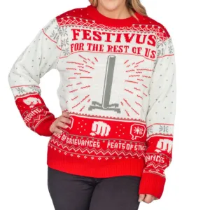 Ugly Christmas Pullover - Seinfeld Festivus Design for Fans