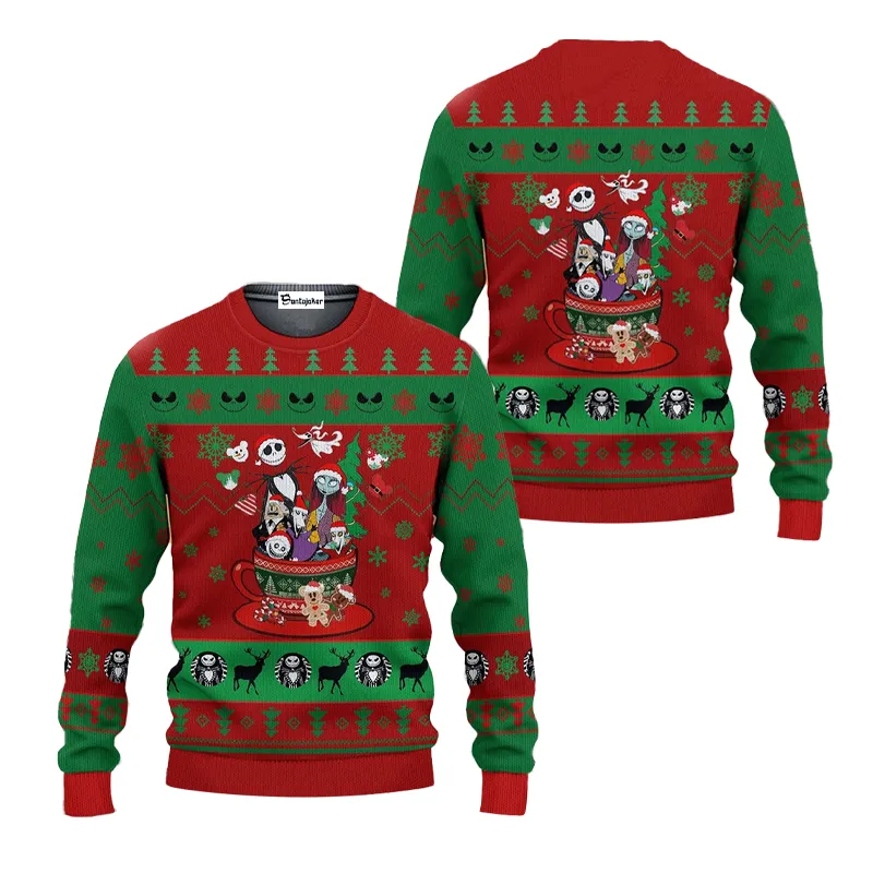 Ugly Christmas Sweater JulesRoche | All-over Print | Cozy Cotton Blend