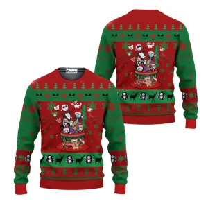 Ugly Christmas Sweater JulesRoche | All-over Print | Cozy Cotton Blend