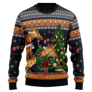 Ugly Sweater JulesRoche All-Over-Print Wool Blend Christmas Pullover
