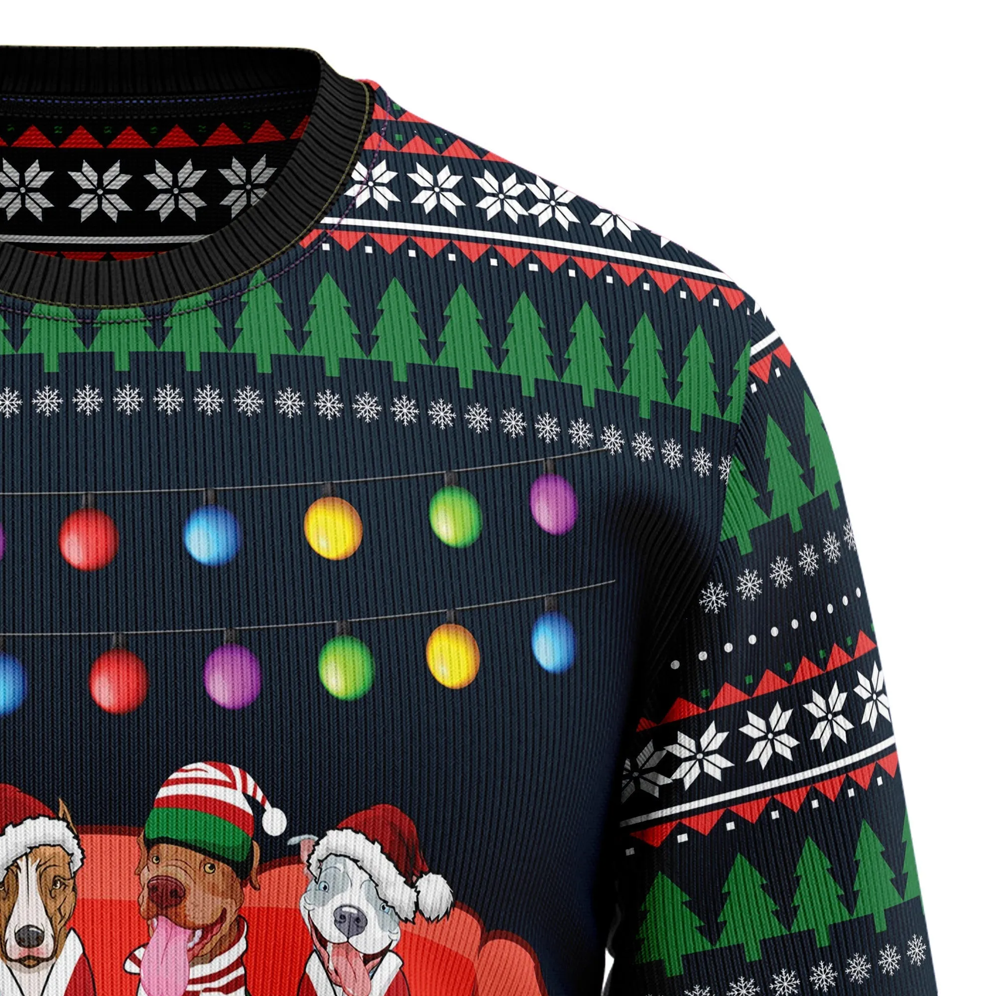 Ugly Sweater JulesRoche Festive Funny All-Over-Print Pullover