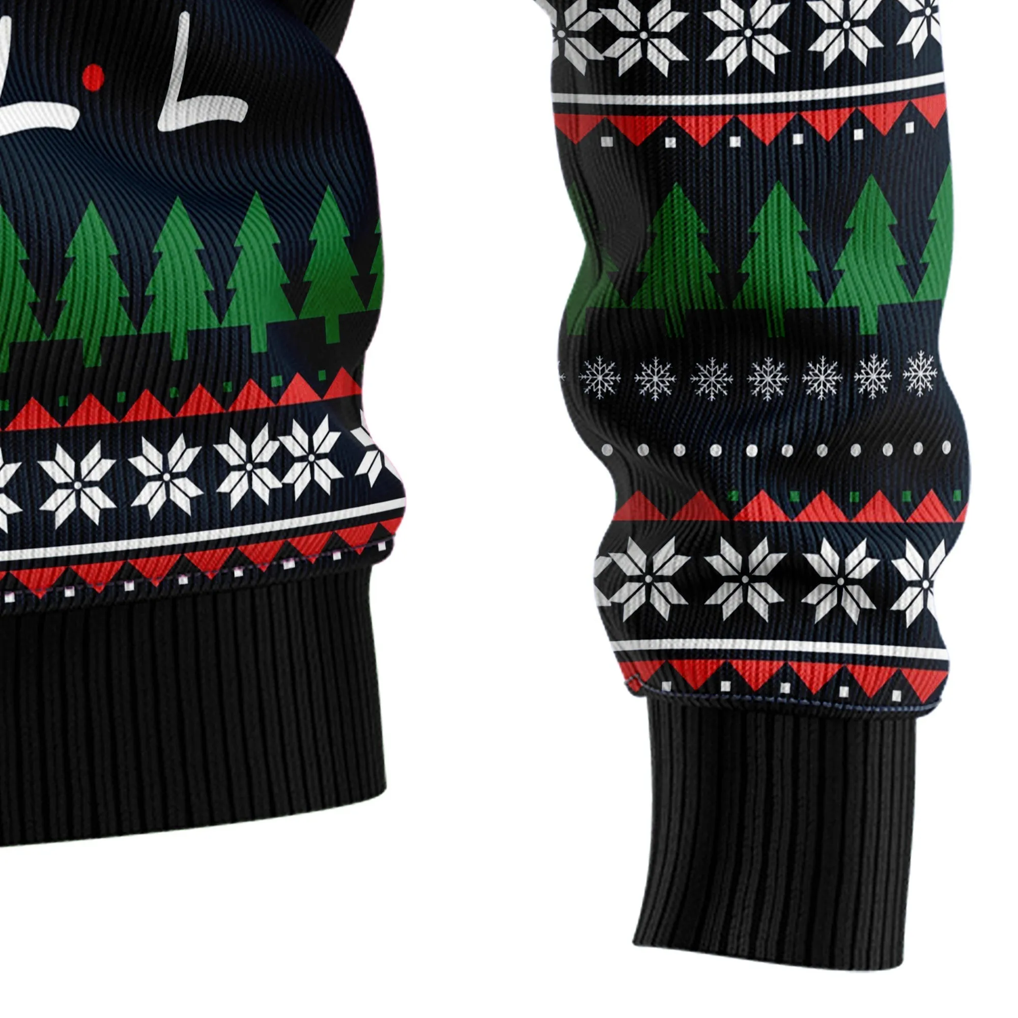 Ugly Sweater JulesRoche Festive Funny All-Over-Print Pullover