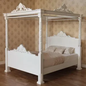 Wesleyan Canopy Bed